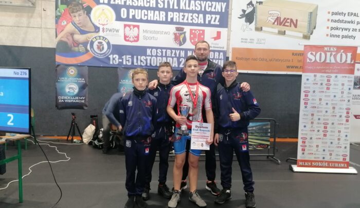 Eryk Bogucki brązowym medalistą Mistrzostw Polski w zapasach