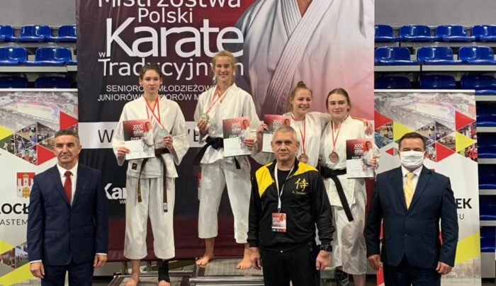 Wiktoria Łuczyńska podwójną mistrzynią Polski w karate!