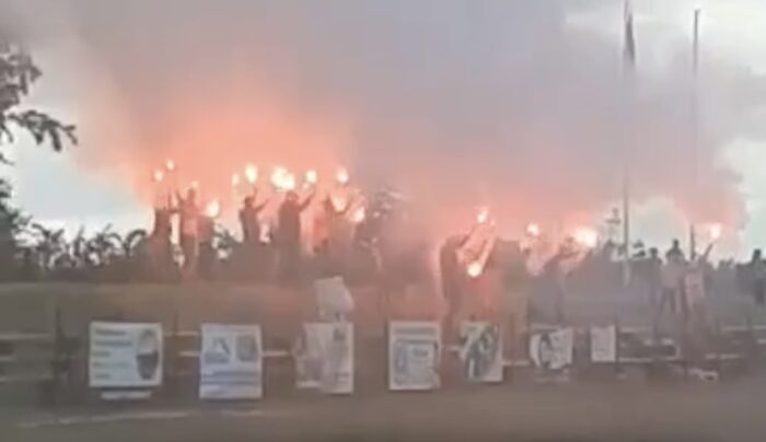 Tak kibice w Żydowie świętowali powrót na trybuny (wideo)