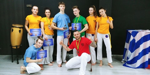 Gnieźnianie na podium mistrzostw Grecji capoeira