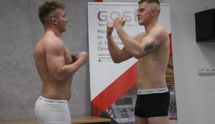 Twarzą w twarz przed jutrzejszą galą bokserską