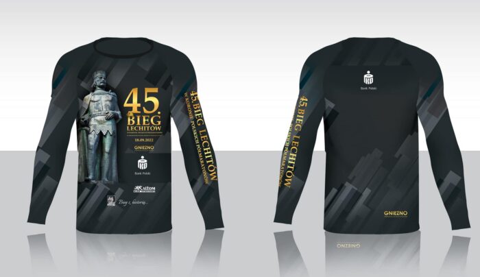 Oto jubileuszowa koszulka Biegu Lechitów
