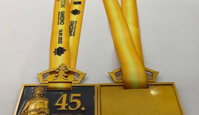 Tak wygląda medal 45. Biegu Lechitów