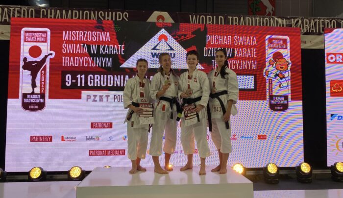 Trzy medale gnieźnianek w mistrzostwach świata w karate