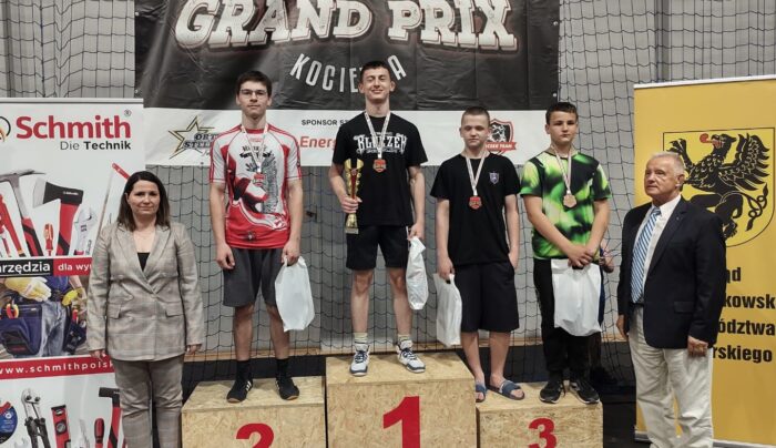 Dominik Dynaryński drugi w Pelplinie