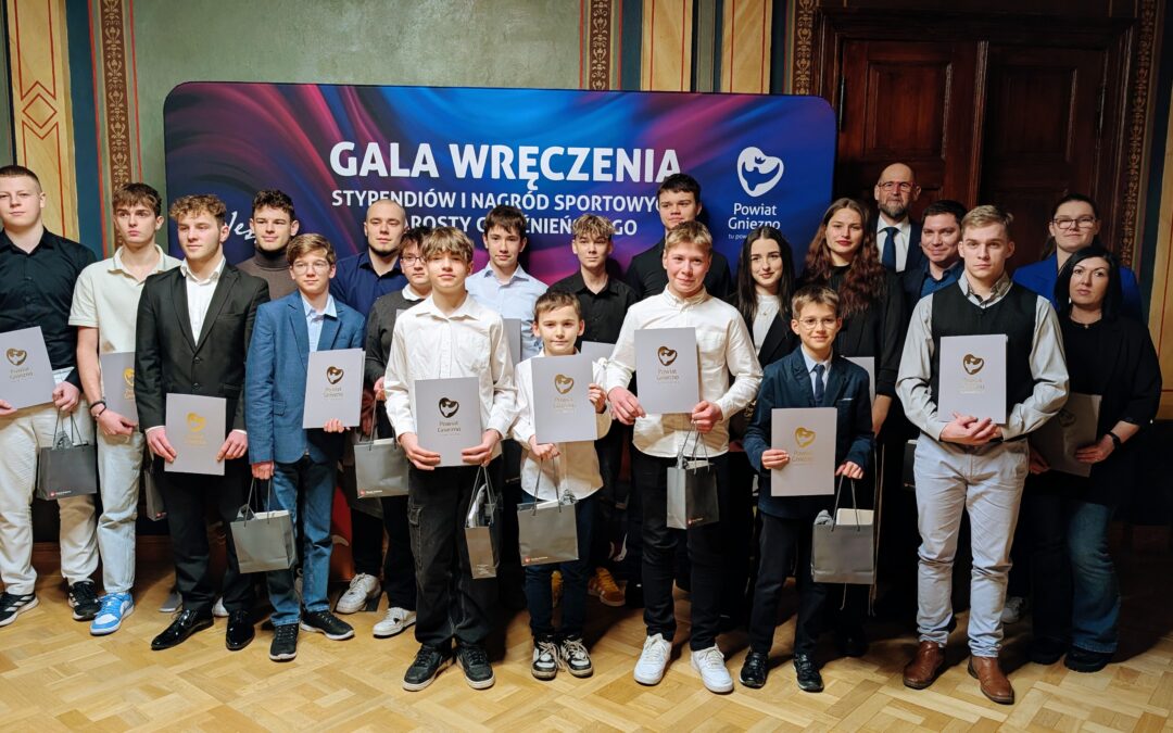 Oto sportowi stypendyści starosty gnieźnieńskiego