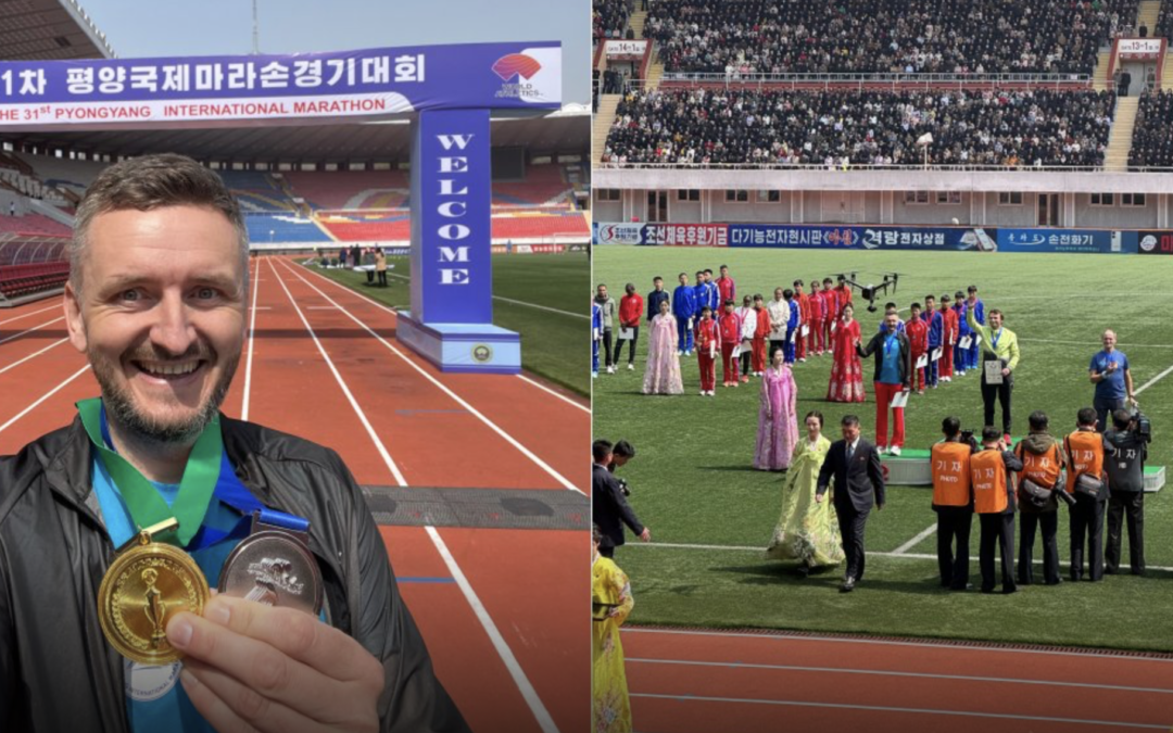 Wystartował w maratonie w… Korei Północnej