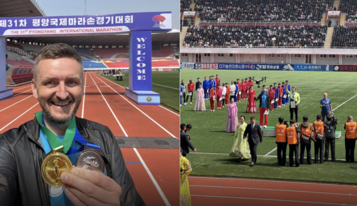 Wystartował w maratonie w… Korei Północnej