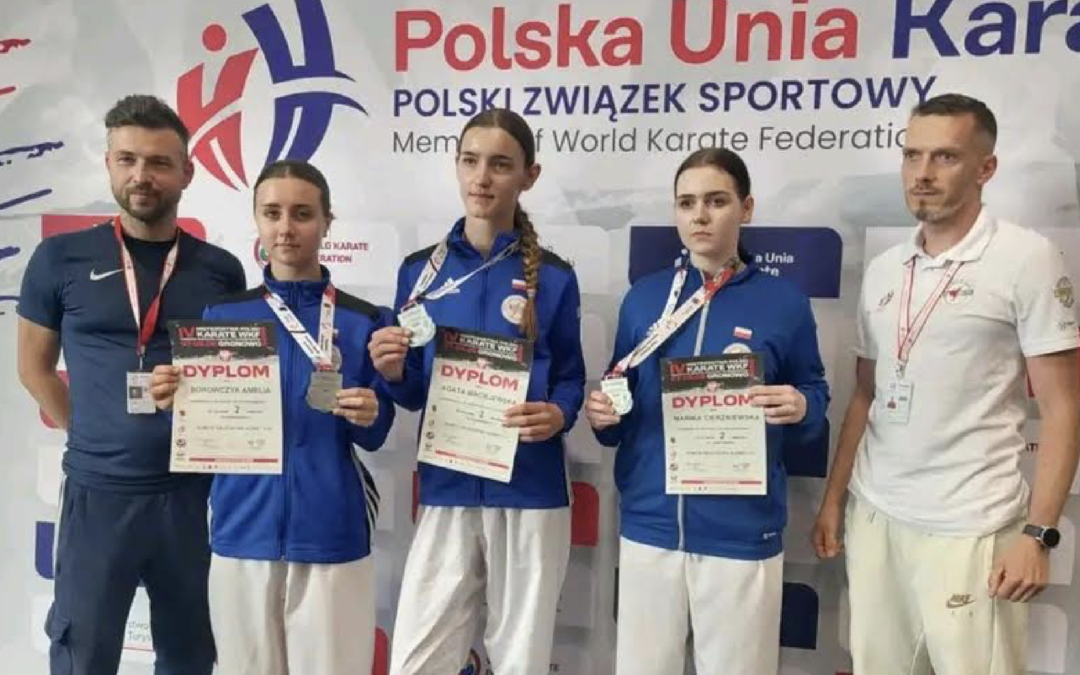Marika Cierżniewska młodzieżową wicemistrzynią Polski w karate