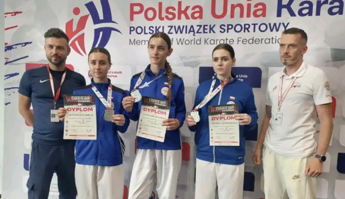 Marika Cierżniewska młodzieżową wicemistrzynią Polski w karate