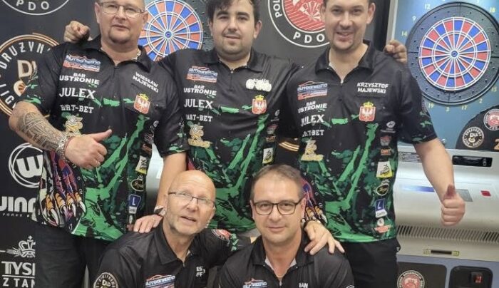 Adrian Sawiński brązowym medalistą mistrzostw Polski w darta!