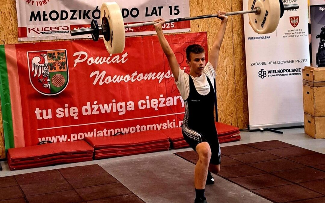 Cztery medale młodych sztangistów w mistrzostwach Wielkopolski