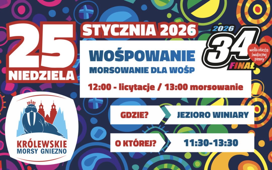 Unikalne fanty i gorąca atmosfera, czyli WOŚP z Królewskie Morsy Gniezno