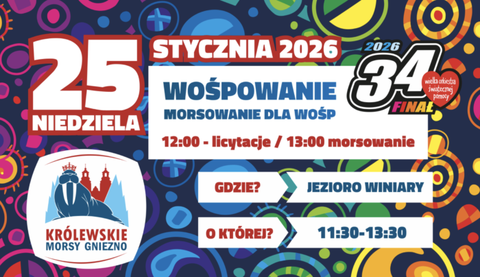 Unikalne fanty i gorąca atmosfera, czyli WOŚP z Królewskie Morsy Gniezno
